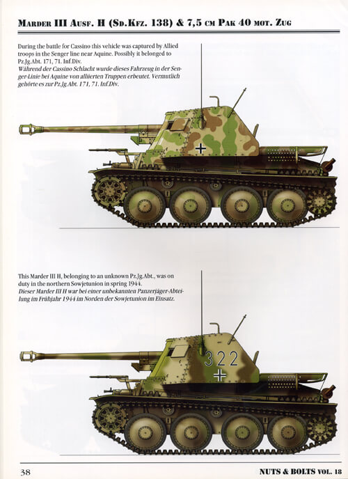 Volume 18: Pz.Jäger Marder III H & Pak 40 - Sd.Kfz. 138