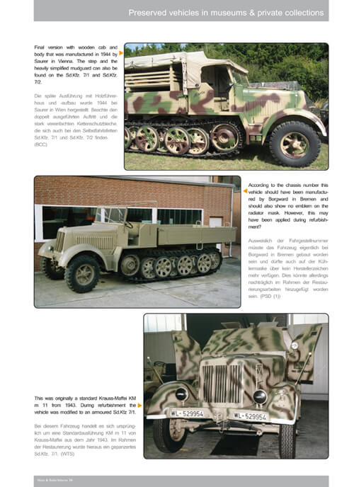 Volume 34: Sd.Kfz.7 - 8 ton Zugkraftwagen Krauss-Maffei and variants