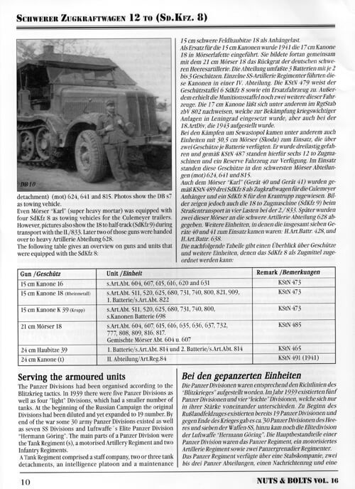 Volume 16: Sd.Kfz. 8 - 12 ton Zgkw Daimler-Benz
