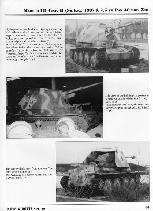 Volume 18: Pz.Jäger Marder III H & Pak 40 - Sd.Kfz. 138