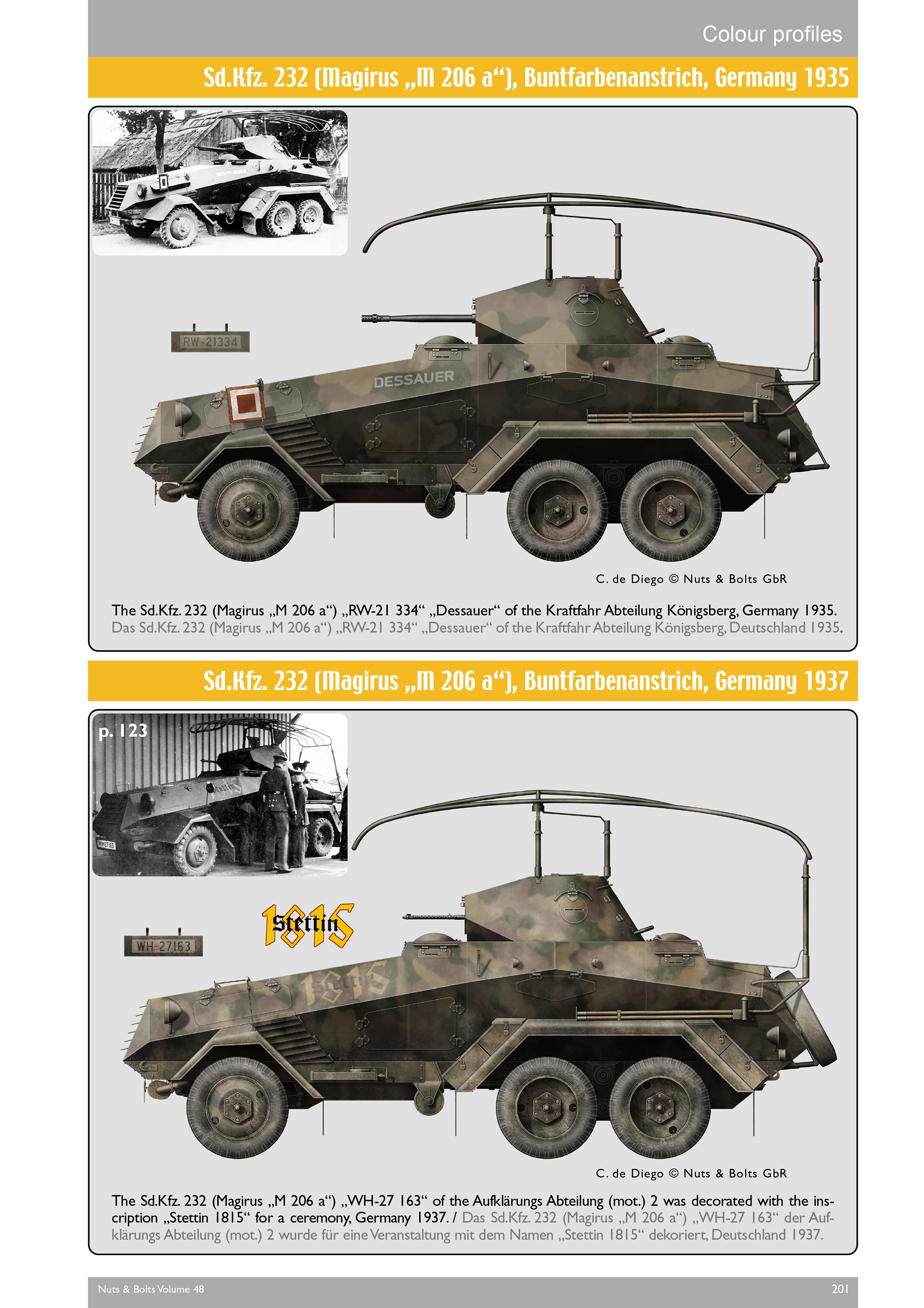Volume 48: schwerer Panzerspähwagen (6-Rad) on Büssing-NAG, Daimler-Benz and Magirus chassis Sd.Kfz. 231, 232, 263 and variants