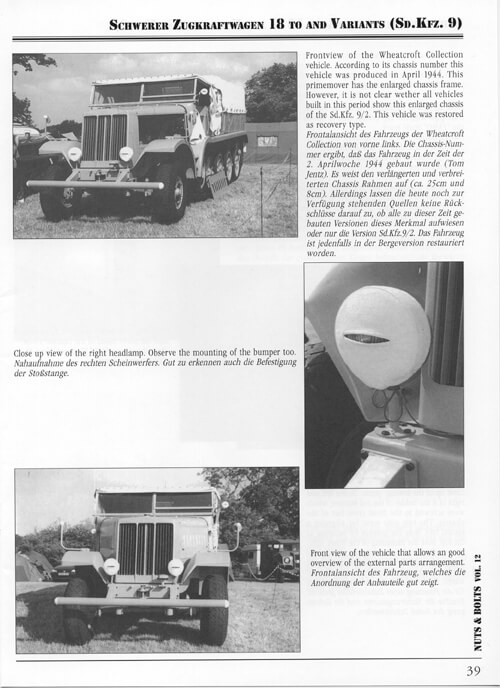 Volume 12: Sd.Kfz. 9 - 18 ton Zgkw FAMO