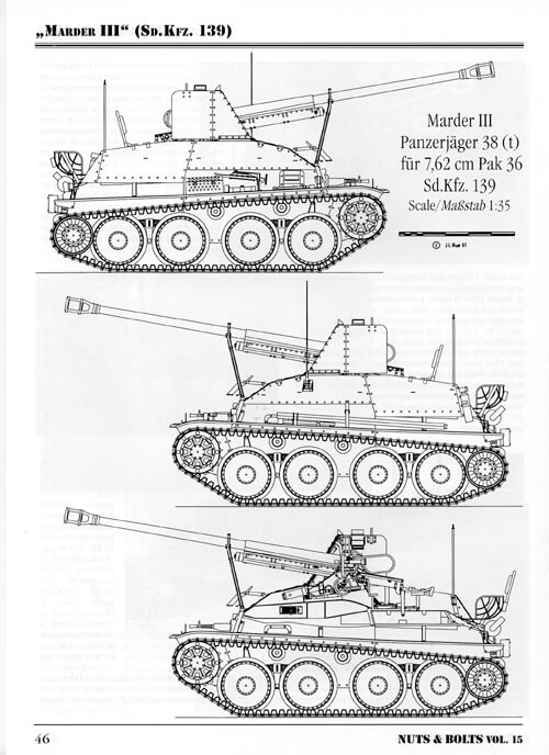 Volume 15: Pz.Jäger Marder III & 7,62 cm Pak - Sd.Kfz. 139