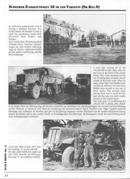 Volume 12: Sd.Kfz. 9 - 18 ton Zgkw FAMO