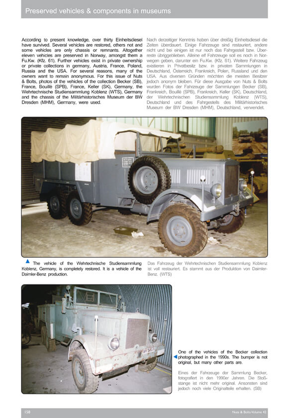 Volume 42: Einheitsdiesel – l.gl.Lkw., off. mit Einheitsfahrgestell für l.Lkw. – The standard 6x6 cross-country lorry of the Wehrmacht