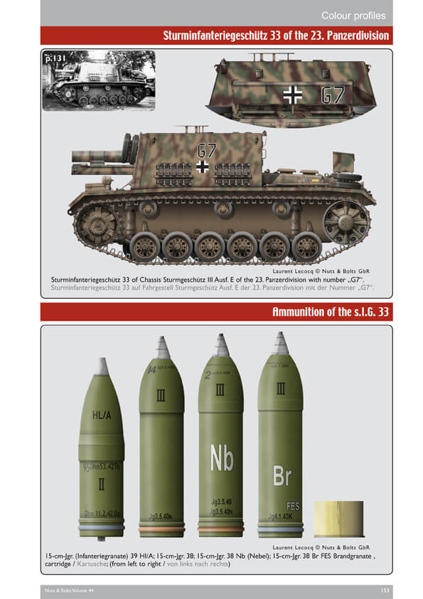 Volume 44: 15 cm s.I.G. 33 auf Fgst. Pz.Kpfw. II, III and Sturminfanteriegeschütz 33