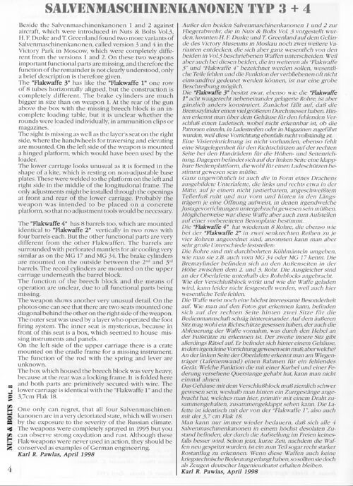 Volume 08: Experimental Flakweapons No.2 - Salvenmaschinenkanonen 3 & 4 / Kugelblitz / Fliegerfaust