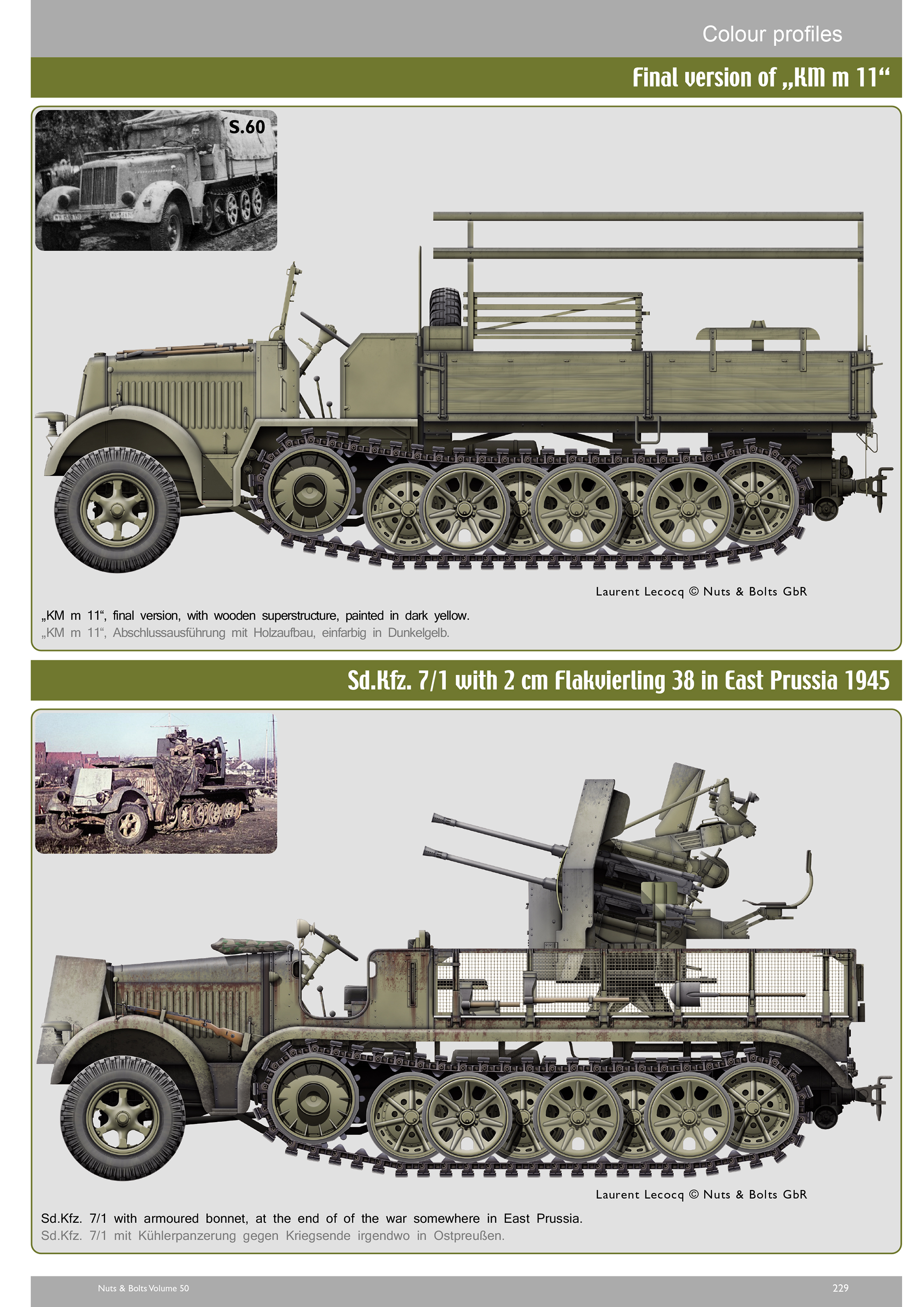 Volume 50: Sd.Kfz. 7 - 8 ton Zugkraftwagen Krauss-Maffei and variants; schwere 10 cm Kanone 18 & Sd.Ah. 115