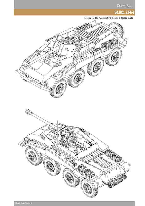 Volume 40: Büssing’s schwere Pz.Spähwagen Part 3: schw.Pz.Spähwagen (SdKfz.234) (8-Rad Tp.) and variants
