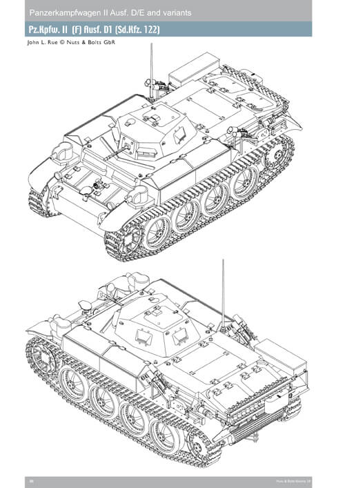 Volume 24: Pz II D/E, Marder II D, FlammPz II - Sd.Kfz. 121 & Sd.Kfz. 122 & Sd.Kfz. 131