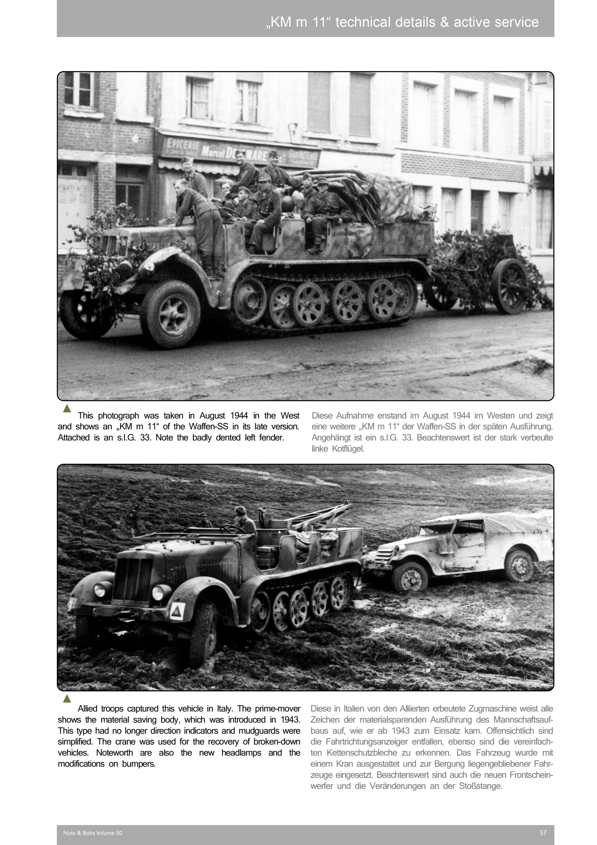 Volume 50: Sd.Kfz. 7 - 8 ton Zugkraftwagen Krauss-Maffei and variants; schwere 10 cm Kanone 18 & Sd.Ah. 115