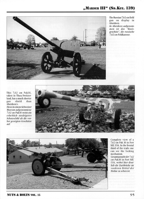 Volume 15: Pz.Jäger Marder III & 7,62 cm Pak - Sd.Kfz. 139