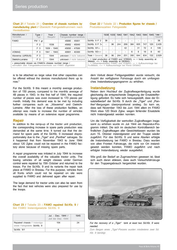 Volume 43: "Famo's Sd.Kfz. 9 18 ton Zugkraftwagen – armoured and unarmoured variants"