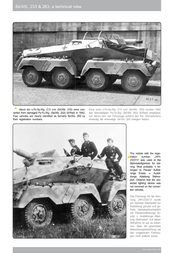 Volume 36: Büssing's schwere Pz.Spähwagen, Part 2: Sd.Kfz. 233 & 263